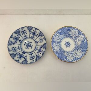 (2) Vintage plates